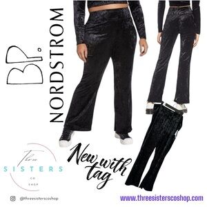 BP Velvet Flare Legging Pants NWT